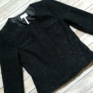 Laundry by Shelli Segal Metallic Tweed Jacket